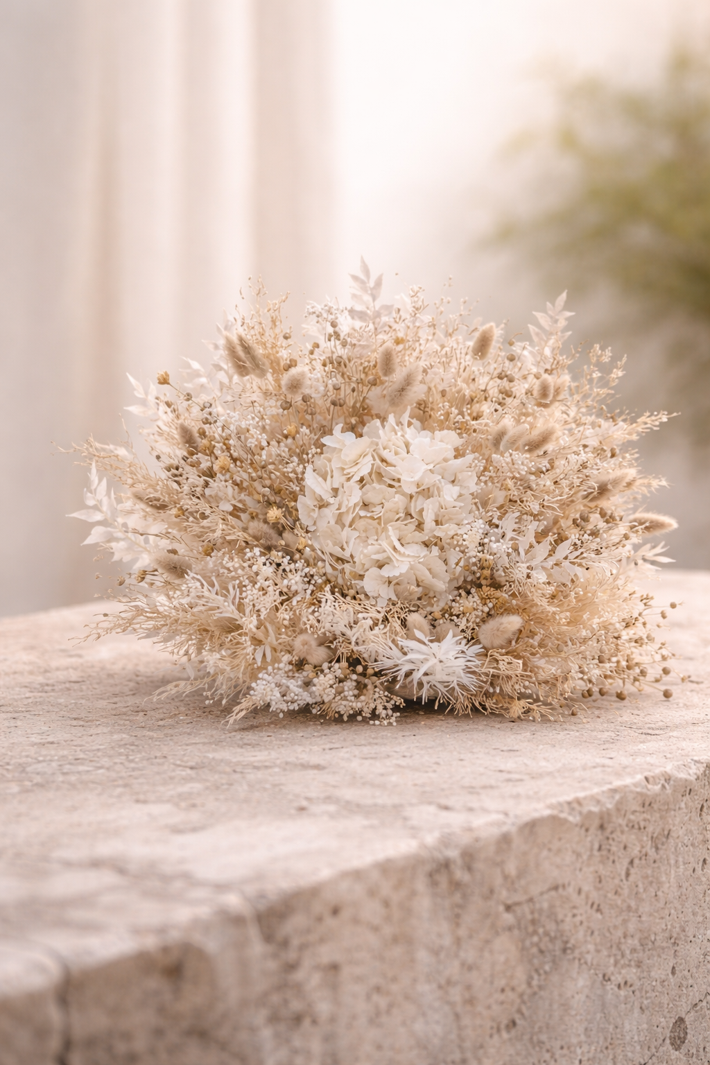 Bouquet de fleurs séchées, Pure Élégance